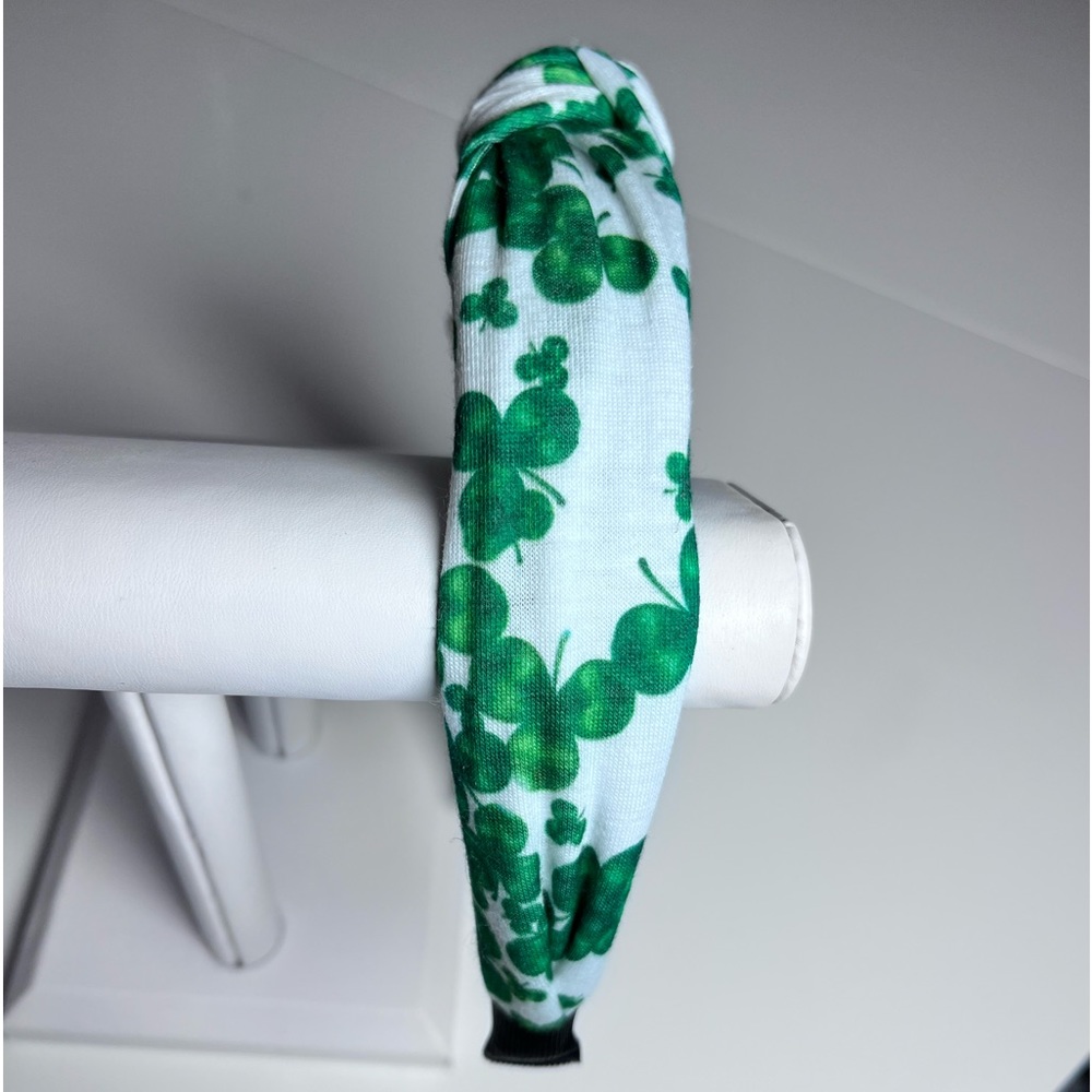 ☘️ SHAMROCK HEADBAND | Knotted Top | ST PATRICK’S Day! - Picture 6 of 10